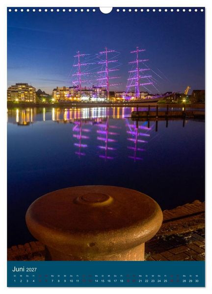 Produktbild: Wilhelmshaven - Impressionen aus der Hafenstadt (Wandkalender 2027 DIN A3 hoch), CALVENDO Monatskalender