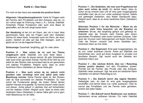 Produktbild: Lenormandkarten mit der vertiefenden Positionsdeutung f&uuml;r klare Antworten