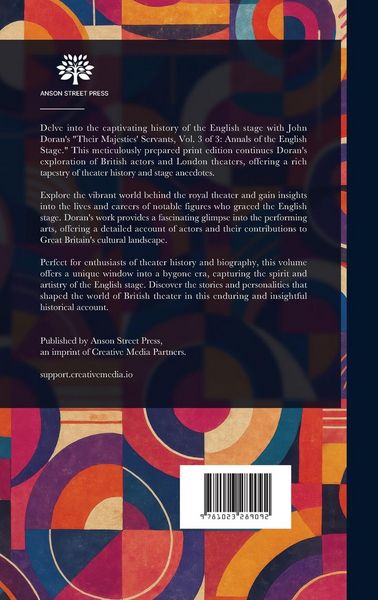 Produktbild: "Their Majesties' Servants." Annals of the English Stage