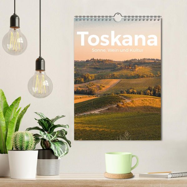 Produktbild: Toskana - Sonne, Wein und Kultur (Wandkalender 2026 DIN A4 hoch), CALVENDO Monatskalender