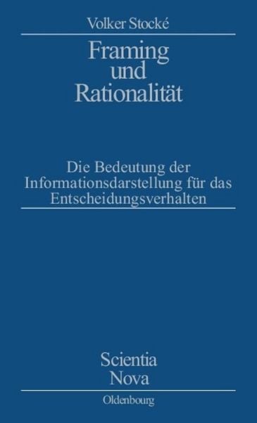 Produktbild: Framing und Rationalit&auml;t