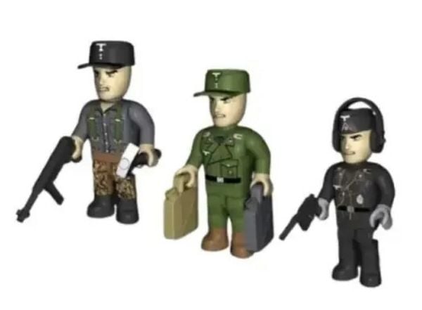 COBI Historical Collection 2066 - German Tank Crew, Deutsche Panzerbesatzung, 3 Minifiguren, 33 Klemmbausteine
