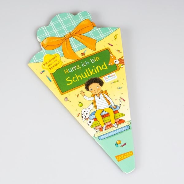 Produktbild: Schlau f&uuml;r die Schule: Hurra, ich bin Schulkind (Schult&uuml;te mint/gelb)