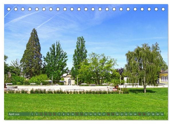 Produktbild: Bad Nenndorf, Kurpark-Impressionen (Tischkalender 2026 DIN A5 quer), CALVENDO Monatskalender