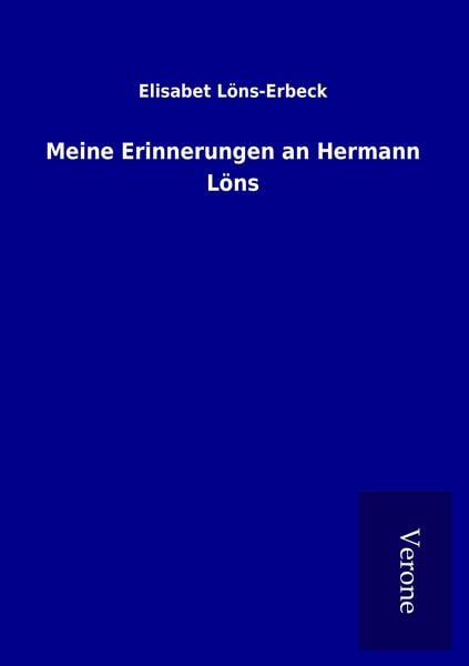 Produktbild: Meine Erinnerungen an Hermann L&ouml;ns