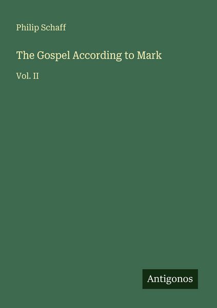 Produktbild: The Gospel According to Mark