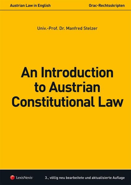 Produktbild: An Introduction to Austrian Constitutional Law