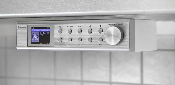 Produktbild: soundmaster IR1500SI Internet Unterbauradio Internet, DAB+, UKW Bluetooth&reg;, WLAN, Internetradio Freisprechfunktion Silber