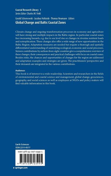 Produktbild: Global Change and Baltic Coastal Zones