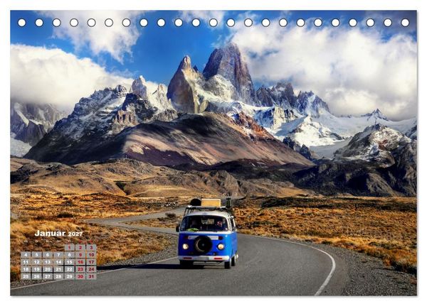 Produktbild: Patagonien NationalParks (Tischkalender 2027 DIN A5 quer), CALVENDO Monatskalender