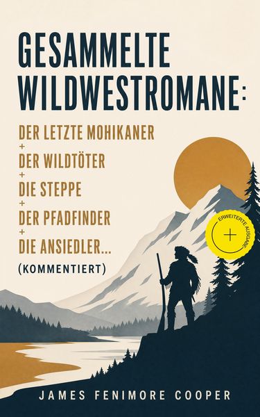 Produktbild: Gesammelte Wildwestromane: Der letzte Mohikaner + Der Wildt&ouml;ter + Die Steppe + Der Pfadfinder + Die Ansiedler... (Kommentiert)