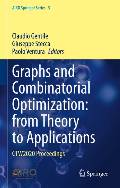 Produktbild: Graphs and Combinatorial Optimization: from Theory to Applications