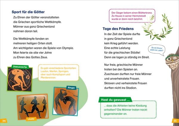Produktbild: WAS IST WAS Erstes Lesen Band 25. Die alten Griechen