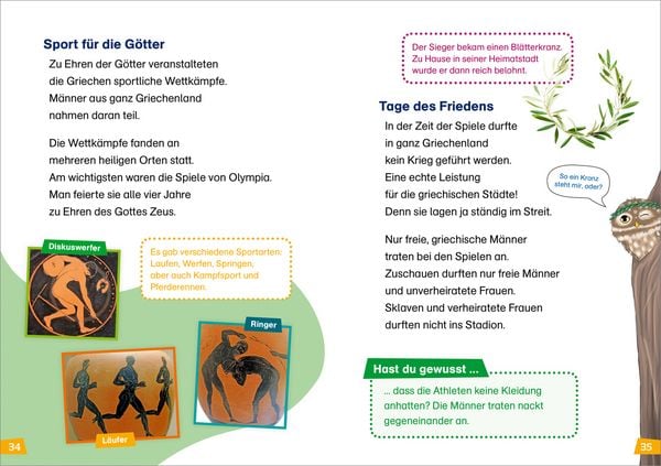 Produktbild: WAS IST WAS Erstes Lesen Band 25. Die alten Griechen