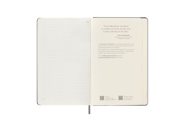 Produktbild: Moleskine Smart Notizb&uuml;cher, Large/A5, Liniert, Fester Einband, Schwarz