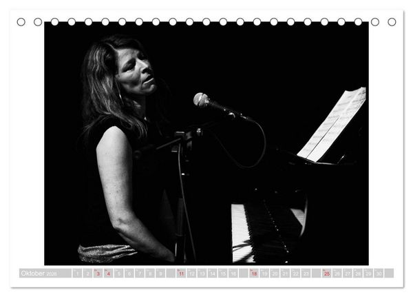 Produktbild: Jazz Ladies in der alten Schmiede (Tischkalender 2026 DIN A5 quer), CALVENDO Monatskalender
