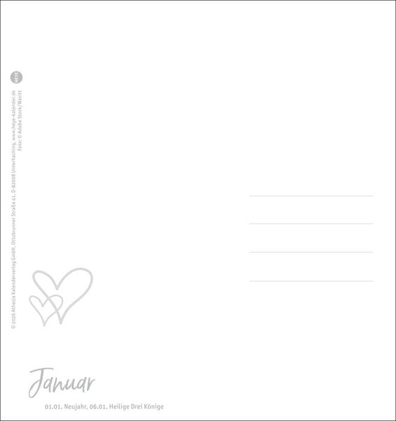 Produktbild: Ziemlich beste Freunde Postkartenkalender 2027 - F&uuml;r immer dein