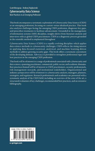 Produktbild: Cybersecurity Data Science