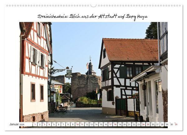 Produktbild: Mein Dreieich (Wandkalender 2026 DIN A2 quer), CALVENDO Monatskalender