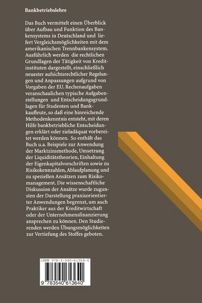 Produktbild: Bankbetriebslehre
