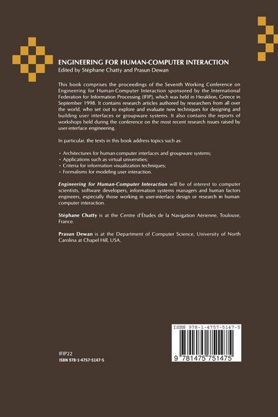 Produktbild: Engineering for Human-Computer Interaction