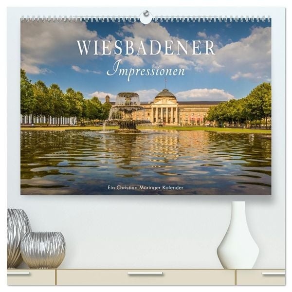 Produktbild: Wiesbadener Impressionen (hochwertiger Premium Wandkalender 2027 DIN A2 quer), Kunstdruck in Hochglanz