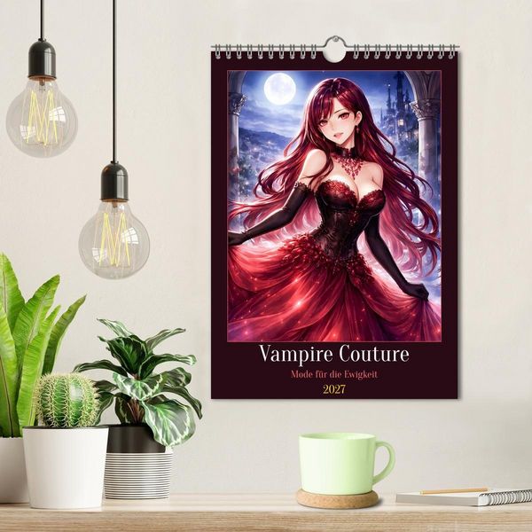Produktbild: Vampire Couture (Wandkalender 2027 DIN A4 hoch), CALVENDO Monatskalender