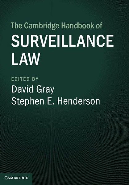 Produktbild: The Cambridge Handbook of Surveillance Law