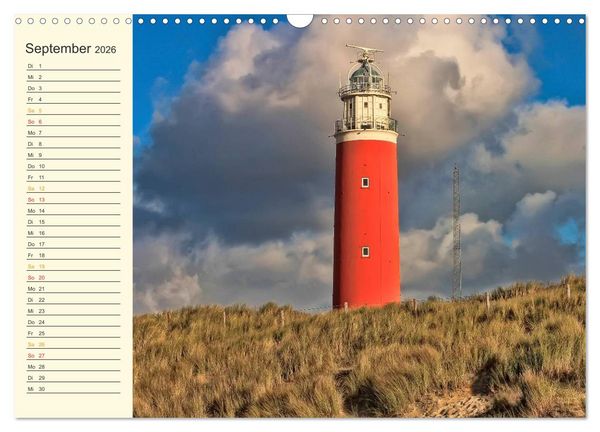 Produktbild: Leuchtt&uuml;rme - maritime Wegweiser weltweit (Wandkalender 2026 DIN A3 quer), CALVENDO Monatskalender