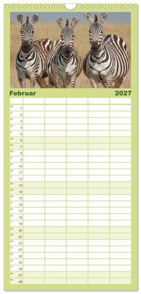 Produktbild: Familienplaner 2027 - Emotionale Momente: Afrika Wildlife. Part 3. mit 5 Spalten (Wandkalender, 21 x 45 cm) CALVENDO