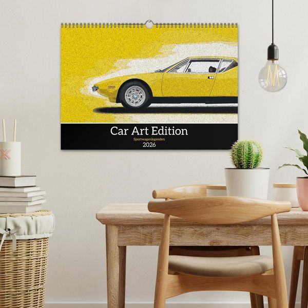 Produktbild: Car Art Edition Sportwagenlegenden (Wandkalender 2026 DIN A3 quer), CALVENDO Monatskalender