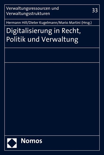 Produktbild: Digitalisierung in Recht, Politik und Verwaltung
