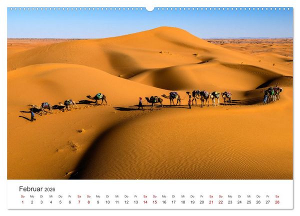 Produktbild: Marokko - Eine wunderbare Reise nach Nordafrika. (Wandkalender 2026 DIN A2 quer), CALVENDO Monatskalender