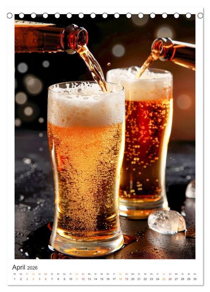 Produktbild: Cooles Bier - K&ouml;stliches aus der Natur. (Tischkalender 2026 DIN A5 hoch), CALVENDO Monatskalender