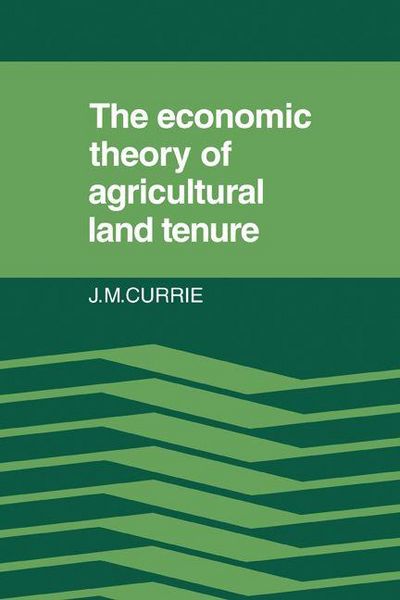 Produktbild: The Economic Theory of Agricultural Land Tenure