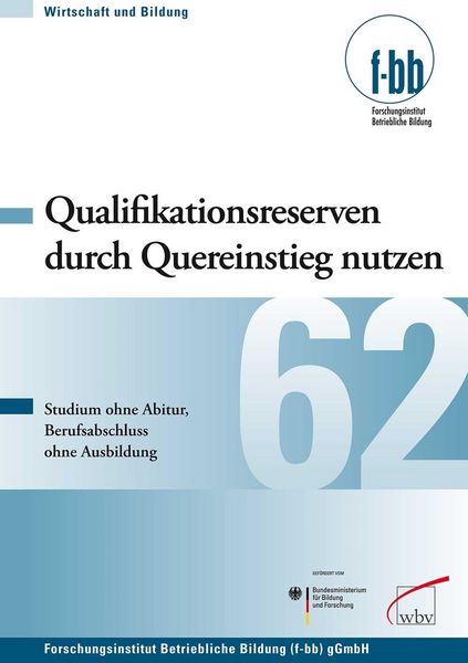 Produktbild: Qualifikationsreserven durch Quereinstieg nutzen