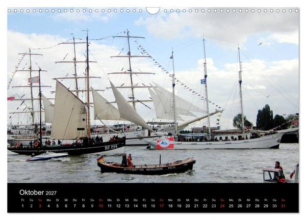 Produktbild: Hamburg Hafengeburtstag (Wandkalender 2027 DIN A3 quer), CALVENDO Monatskalender