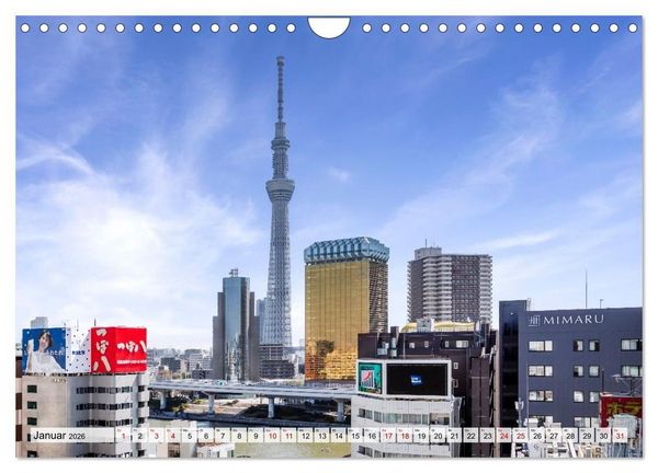 Produktbild: Tokio - Das Herz Japans (Wandkalender 2026 DIN A4 quer), CALVENDO Monatskalender
