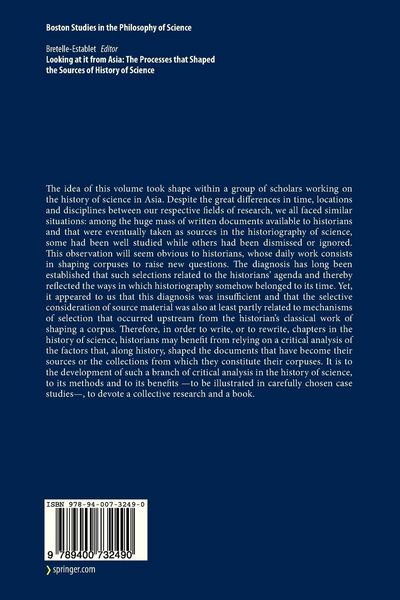 Produktbild: Looking at it from Asia: the Processes that Shaped the Sources of History of Science