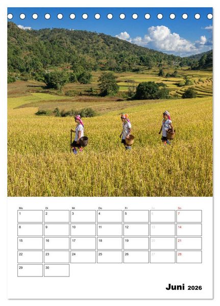 Produktbild: MYANMAR - Mein Urlaubsplaner (Tischkalender 2026 DIN A5 hoch), CALVENDO Monatskalender