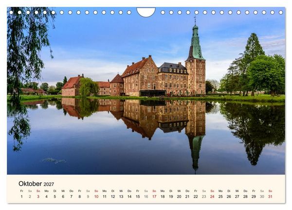 Produktbild: Schl&ouml;sser und Burgen in NRW (Wandkalender 2027 DIN A4 quer), CALVENDO Monatskalender