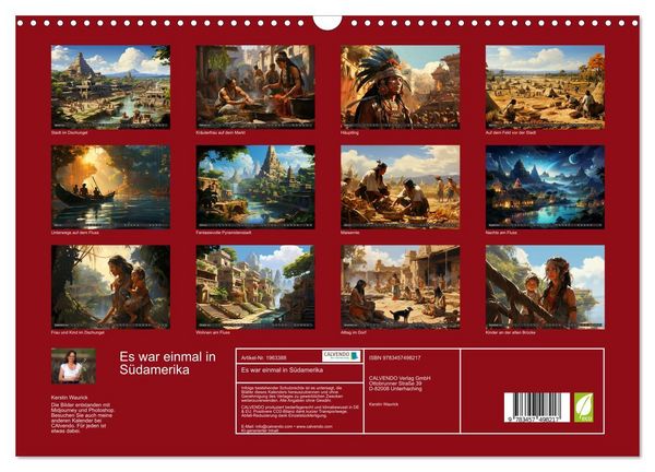 Produktbild: Es war einmal in S&uuml;damerika (Wandkalender 2026 DIN A3 quer), CALVENDO Monatskalender