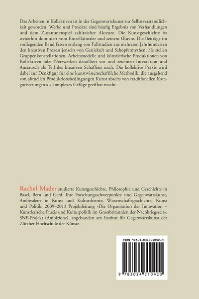 Produktbild: Kollektive Autorschaft in der Kunst