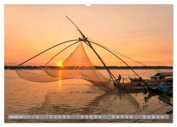 Produktbild: KAMBODSCHA - Im Reich der Khmer (hochwertiger Premium Wandkalender 2026 DIN A2 quer), Kunstdruck in Hochglanz