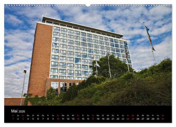 Produktbild: Unterwegs in der Hansestadt Rostock (hochwertiger Premium Wandkalender 2026 DIN A2 quer), Kunstdruck in Hochglanz