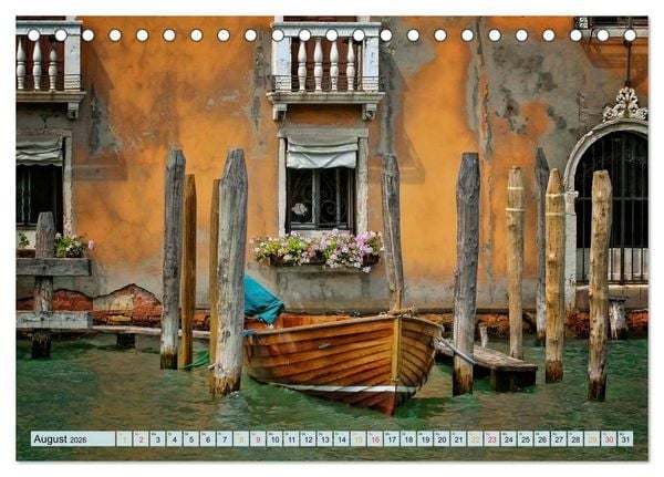 Produktbild: Venedig - sehr privat (Tischkalender 2026 DIN A5 quer), CALVENDO Monatskalender