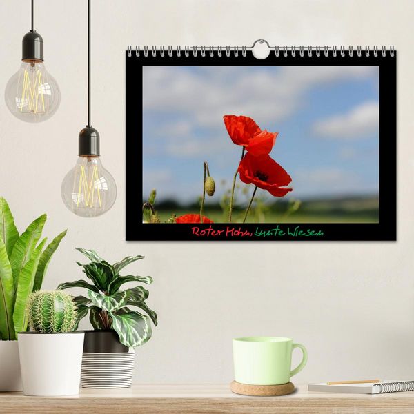 Produktbild: Roter Mohn, bunte Wiesen (Wandkalender 2026 DIN A4 quer), CALVENDO Monatskalender