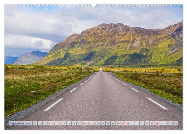 Produktbild: Die Lofoten - Eine Bilder-Reise (hochwertiger Premium Wandkalender 2026 DIN A2 quer), Kunstdruck in Hochglanz