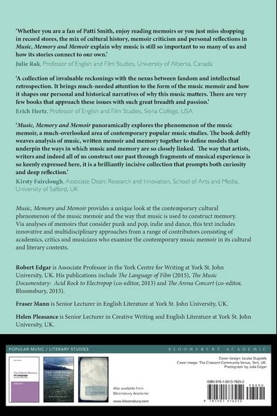Produktbild: Music, Memory and Memoir