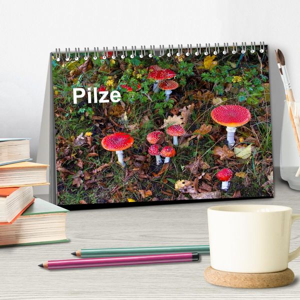 Produktbild: Pilze (Tischkalender 2026 DIN A5 quer), CALVENDO Monatskalender